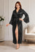 Women Satin Long Robe Nighty | Full Sleeve Sleepwear with Waist Tie-Up | Soft Silky Lounge Robe for Women