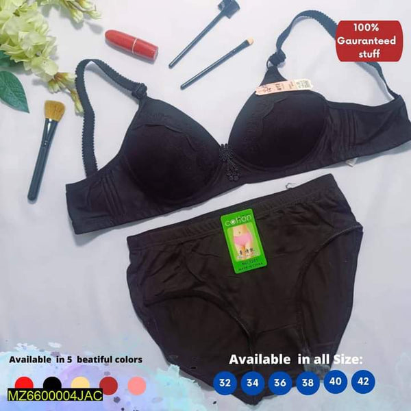 Bras And Panties : Valene Premium Seamless T-Shirt Bra and pantie