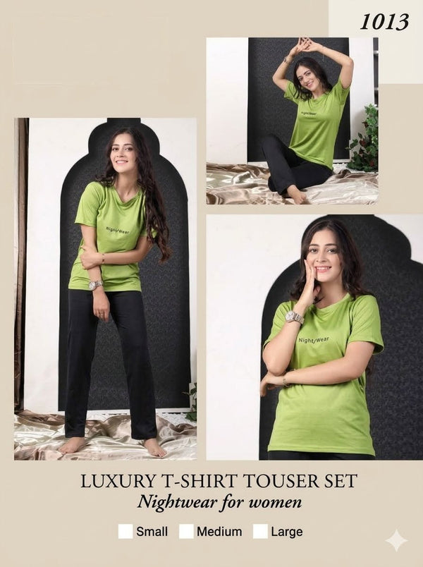 2 Pieces Ladies Trouser/Shirt- Premium Quality (Size Small-Medium-Large) 8 Designs Available