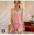 women's pajama or loungewear set in a solid gray color. The ensemble consists of two main pieces: