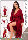 3 Piece Women's Top Relaxing Soft Silk Sleepwear