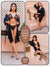 Roses Luxury 3-Piece Gown Bikini Nightwear Set – Code 014