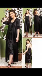 Ladies 2 Piece Nighty Nightgown Sleepwear Comfortable Soft Material