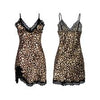 Lingerie Cheetah Printed Silk Nightdress