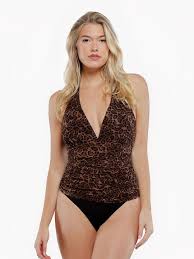 Satin Leopard Print Teddy Romper / Body Suit