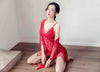 Women's Sexy Lace Lingerie Set Underwear Babydoll Nightdress Sleepwear Nightwear