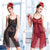 Pack Of 2 See Through Short Nighty- Black & Maroon