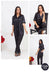 Nighty Suit For Ladies 2 Pc Plain Silk Shirt And Short Night Suit For Women And Girls
