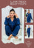 Luxury Silk Nightwear Set Blue V-Neck 3 Pcs