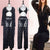 Black Lace Nightwear Set 4 Piece Premium Quality