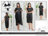Roses Luxury 6-Piece Bridal Nighty Set - Code 009