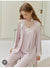 Sexy Modal Lace Backless Pajama Robe Set