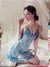 Babydoll nightdress from the brand "Silky Nights,"