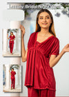 PREMIUM QUALITY .HIGH QUALITY GSM USE. 2 PIECE NIGHTWEAR . TROUSER SHIRT 7 COLOURS .Stuff=SILK FREE SIZE28 TO 38 BREAST SIZE EASILY WEAR.