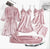 5 Piece Silk Long Bridal Nighty Set Best Honeymoon Gown with Bra and Pant