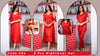Romantic Nightwear - 6Pcs Bridal Nighty Sets - Long Nighty with Gown & Sexy Pajama Set