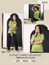 2 Pieces Ladies Trouser/Shirt- Premium Quality (Size Small-Medium-Large) 8 Designs Available