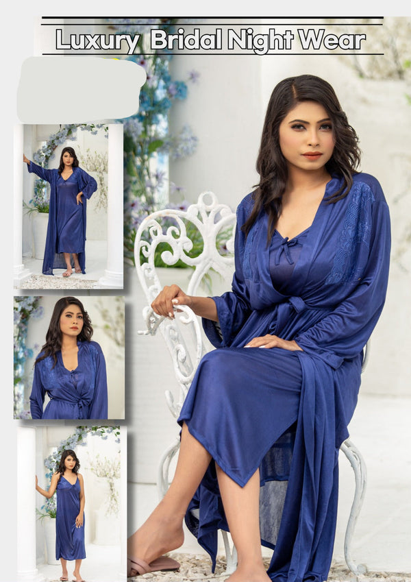 PREMIUM QUALITY .HIGH QUALITY GSM USE. 2 PIECE NIGHTWEAR . 7 COLOURS .Stuff=SILK FREE SIZE28 TO 38 BREAST SIZE EASILY WEAR.