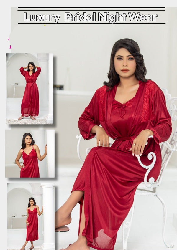 PREMIUM QUALITY .HIGH QUALITY GSM USE. 2 PIECE NIGHTWEAR . 7 COLOURS .Stuff=SILK FREE SIZE28 TO 38 BREAST SIZE EASILY WEAR