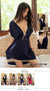 Elegant V-Neck Silk-Look Night Dress for Women
