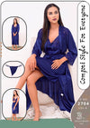 3 Pcs Hot Sexy Satin Silk Nighty Set For Women Bridal Night Dress for Women
