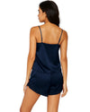 Sajiero Women's Sleeveless Cami Sets, Adjustable Straps, Midnight Glimmer Dark Blue