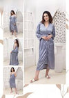 Sale Roses Luxury 2-Piece Gown Nightwear Set - Code 120