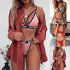 New Women's Bra Set Sports Underwear Girl Sexi Bandage Corset Letter Push Up Bra Lingerie Babydolls Bikini Set
