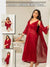 PREMIUM QUALITY .HIGH QUALITY GSM USE. 2 PIECE NIGHTWEAR . LONG INNER+LONG GOWN. 7 COLOURS .Stuff=SILK FREE SIZE28 TO 38 BREAST SIZE EASILY WEAR.