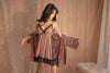 Women Nighty with Robe (Brown)
