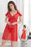 One Piece short Sexy Nighty Sleepwear Net night dress luxury Lingerie Bridal for Ladies and Girls