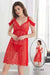 One Piece short Sexy Nighty Sleepwear Net night dress luxury Lingerie Bridal for Ladies and Girls