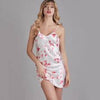 Luxe Nights Faux Silk Floral Print Camisole Nightgown