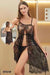 Black Lace Babydoll Lingerie Set
