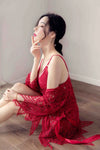 Women's Sexy Lace Lingerie Set Underwear Babydoll Nightdress Sleepwear Nightwear