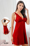 Inner Beats Short RomanticNighty For Women - 6128 - Red